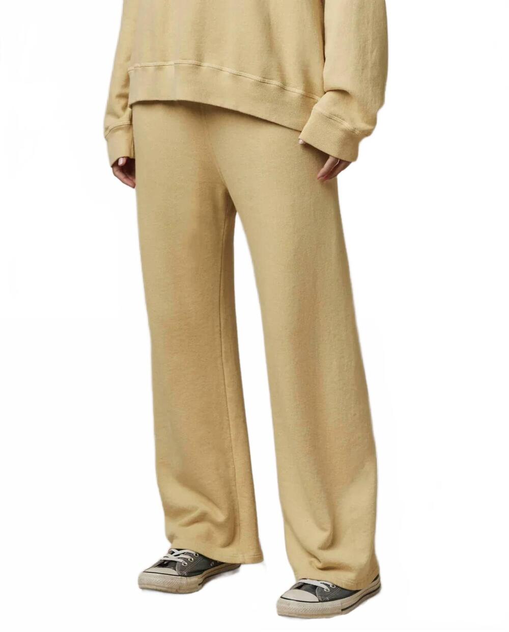 NEW THE GREAT. the lap sweatpant in butter yellow